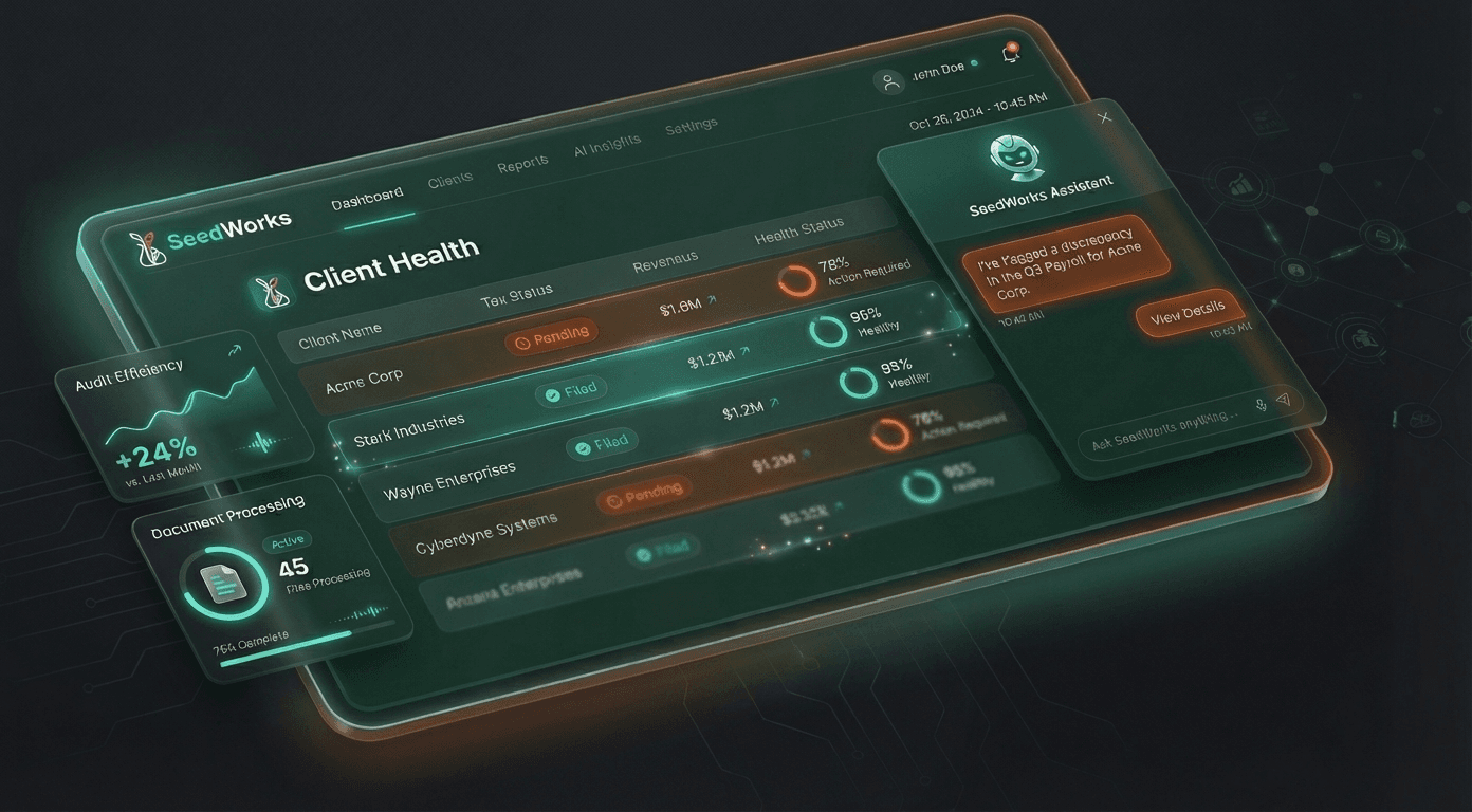 SeedWorks Dashboard Interface